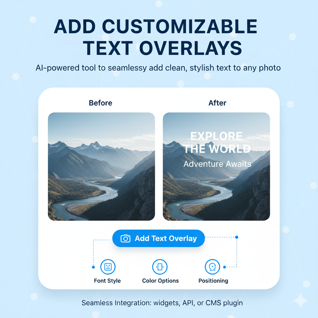 Add Text to Image tool